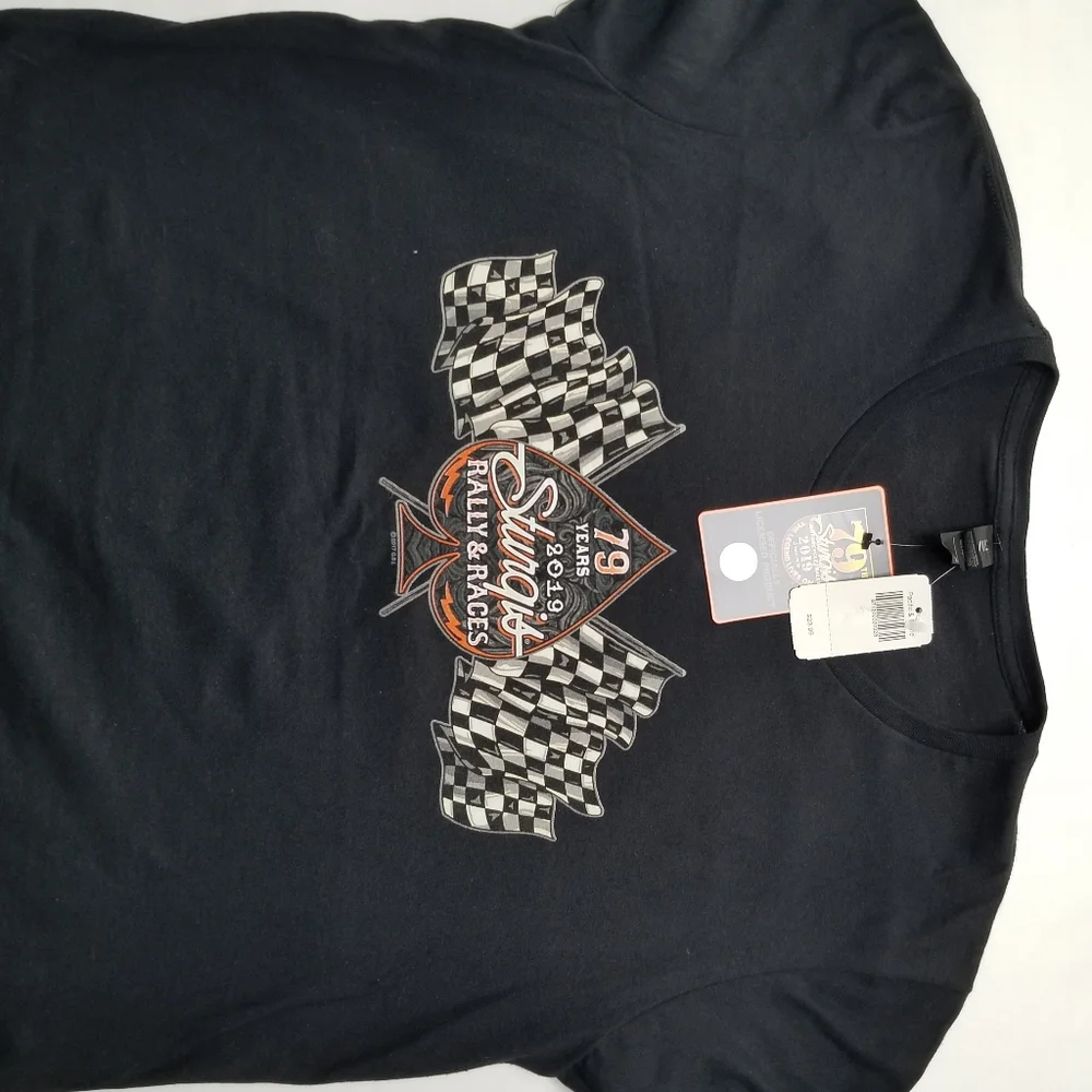 Sturgis Motorcycle 79 years Black T-shirt - Picture 9 of 10